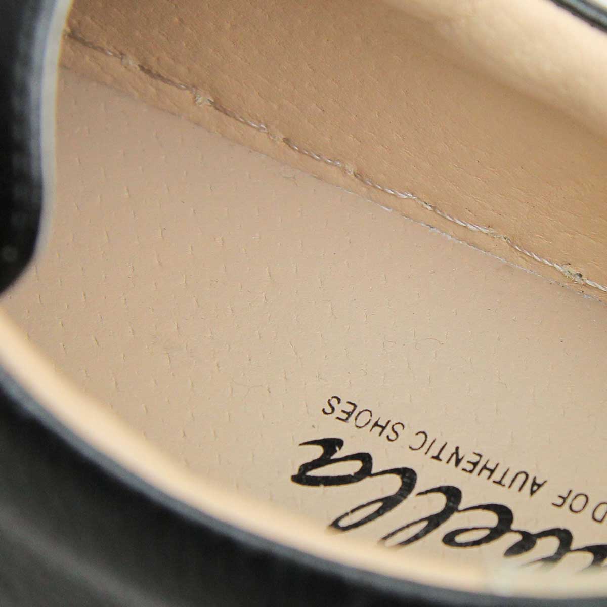 glabella レザー スニーカー メンズ 黒 白 レザースニーカー 牛