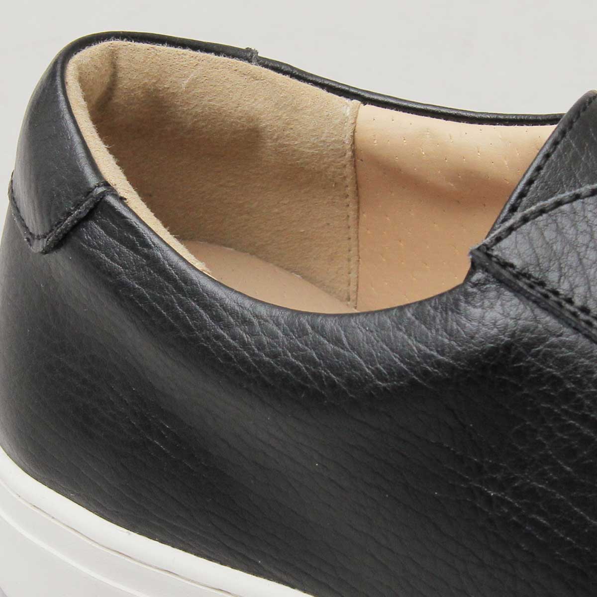 glabella レザー スニーカー メンズ 黒 白 レザースニーカー 牛
