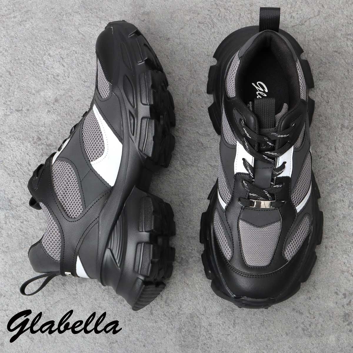 glabella スニーカー メンズ ダッドスニーカー 厚底スニーカー
