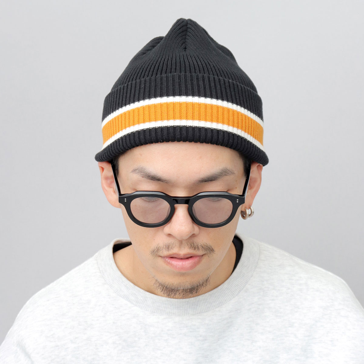 A.M.S. 在庫限り40%OFFクーポン ニット帽 ニットキャップ ニットワッチ