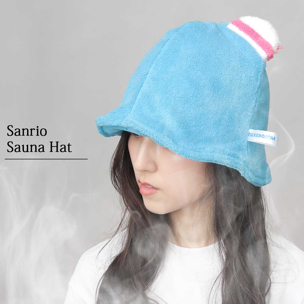 【Chloe】デニムバケットハット(サンリオコラボ) マイメロ 帽子 Chloe】デニムバケットハット(サンリオコラボ) マイメロ 帽子