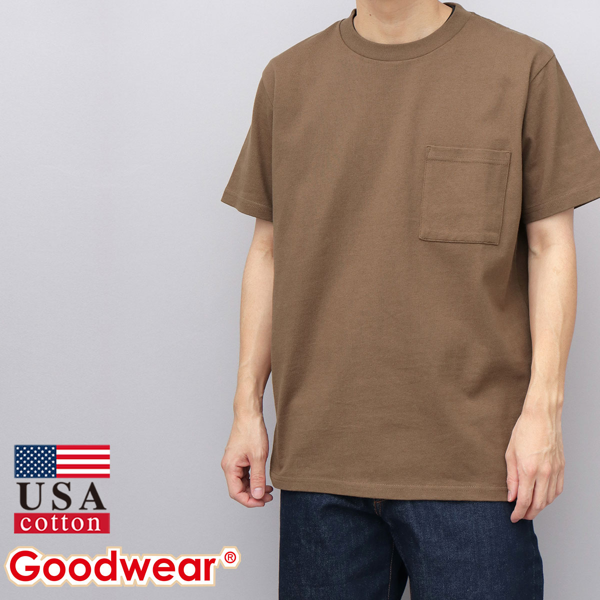 Goodwear（グッドウェア） 【2026年新色追加】Goodwear Tシャツ メンズ 