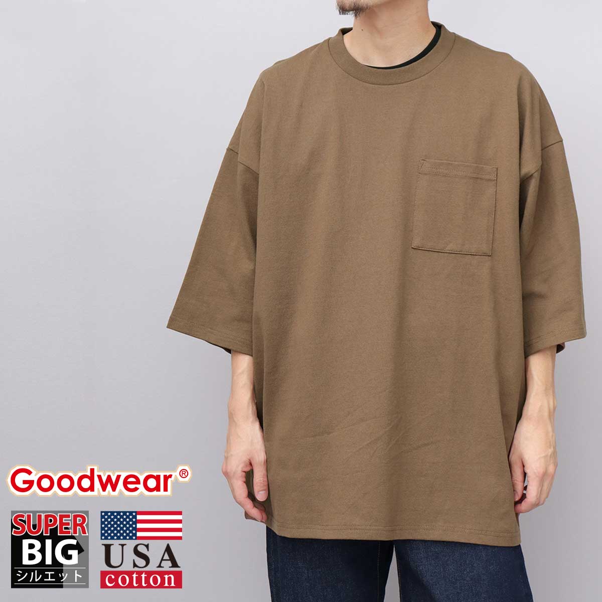 Goodwear（グッドウェア） 【2026年新色追加】Goodwear Tシャツ メンズ