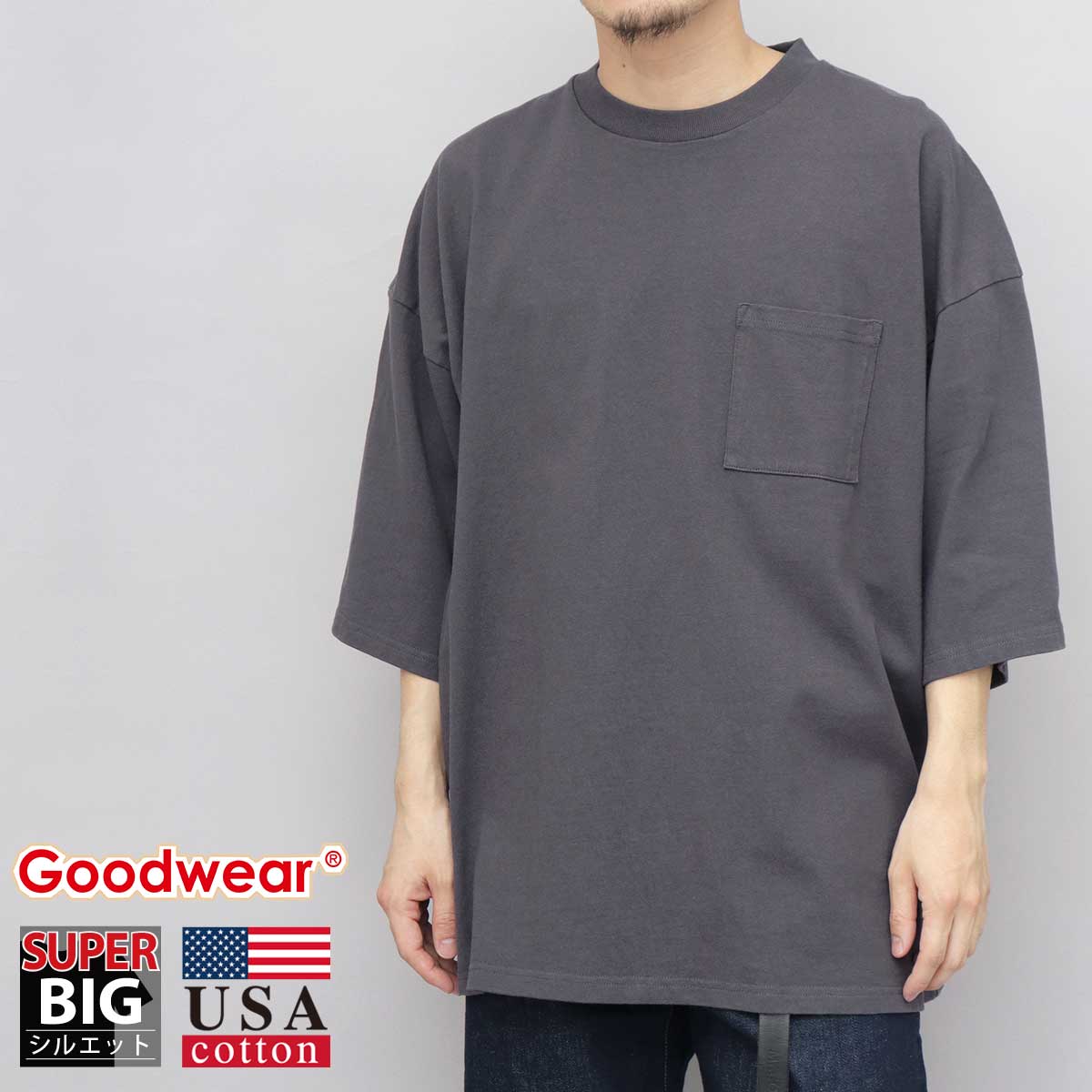 Goodwear（グッドウェア） 【2026年新色追加】Goodwear Tシャツ メンズ
