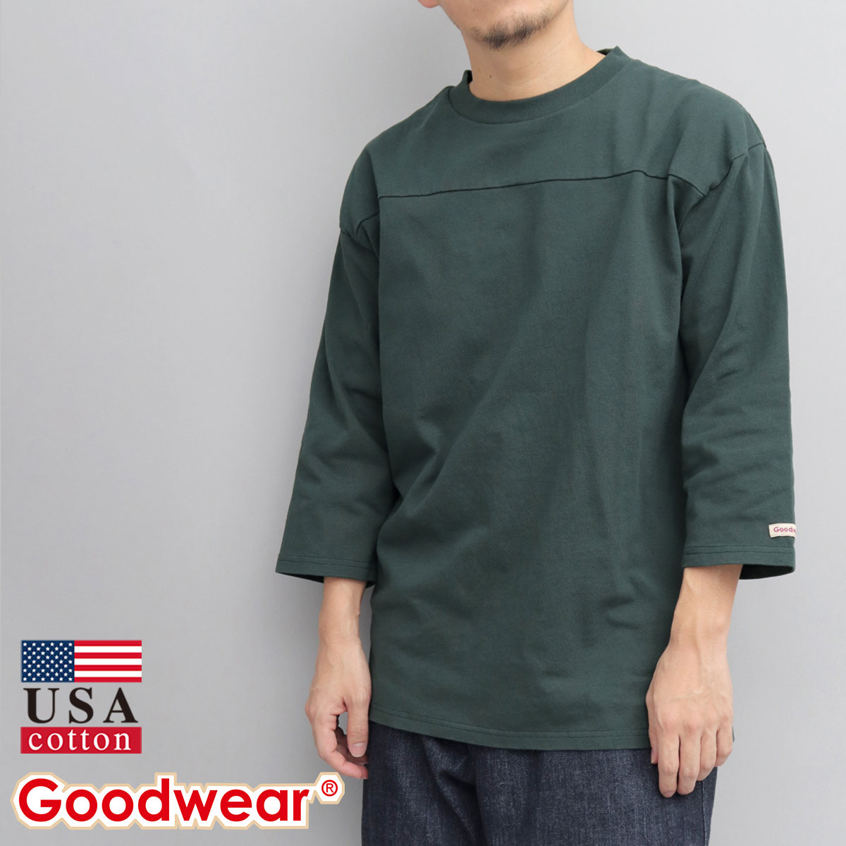 Goodwear（グッドウェア） 【2026年新色追加】Goodwear Tシャツ メンズ 