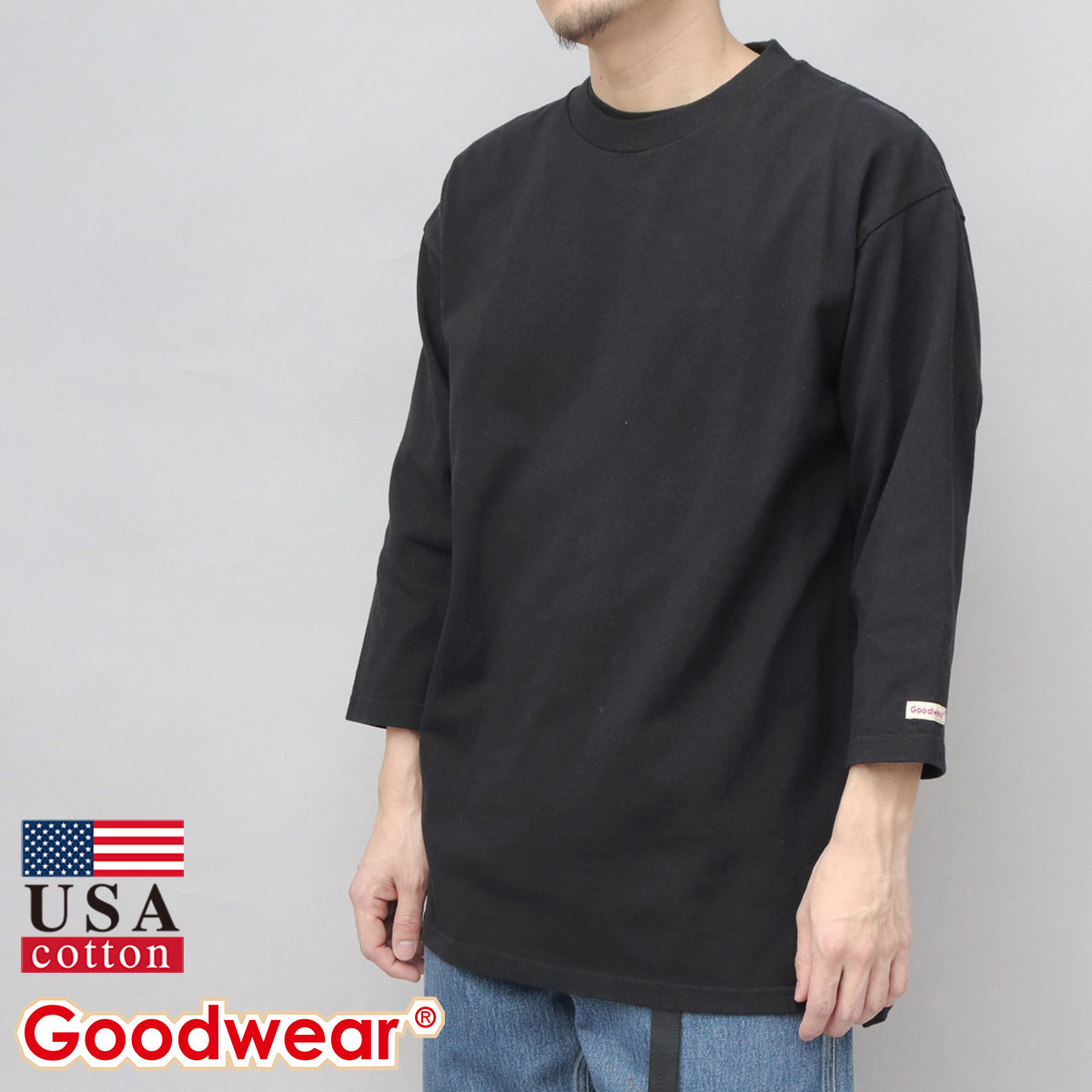Goodwear（グッドウェア） 【2026年新色追加】Goodwear tシャツ 7分袖 