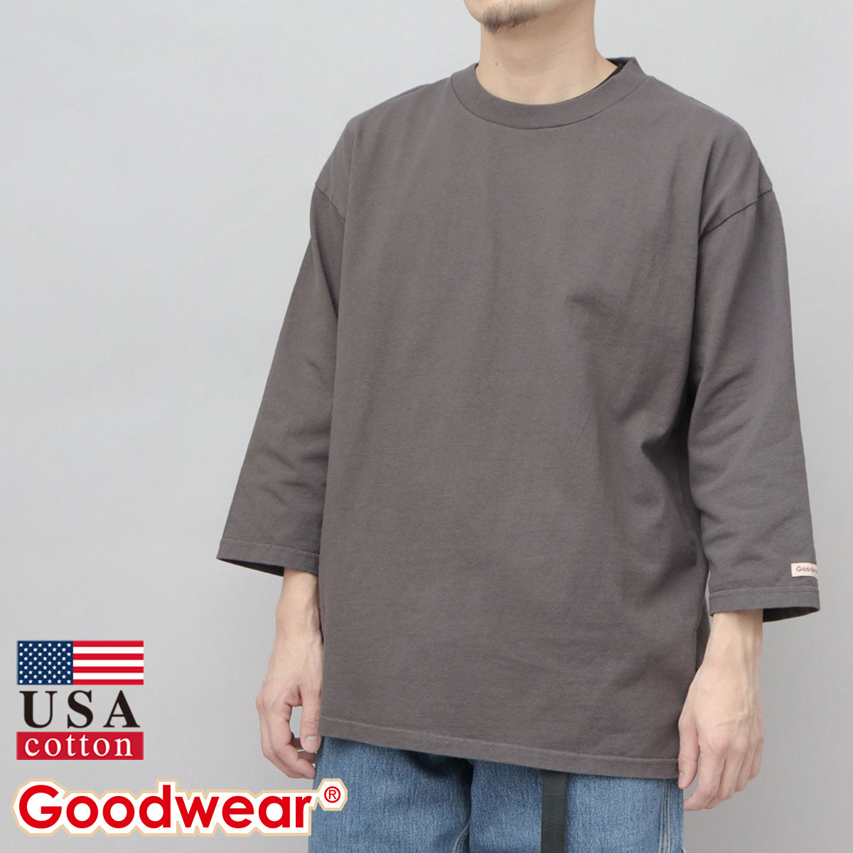 Goodwear（グッドウェア） tシャツ 7分袖 メンズ レディース USA