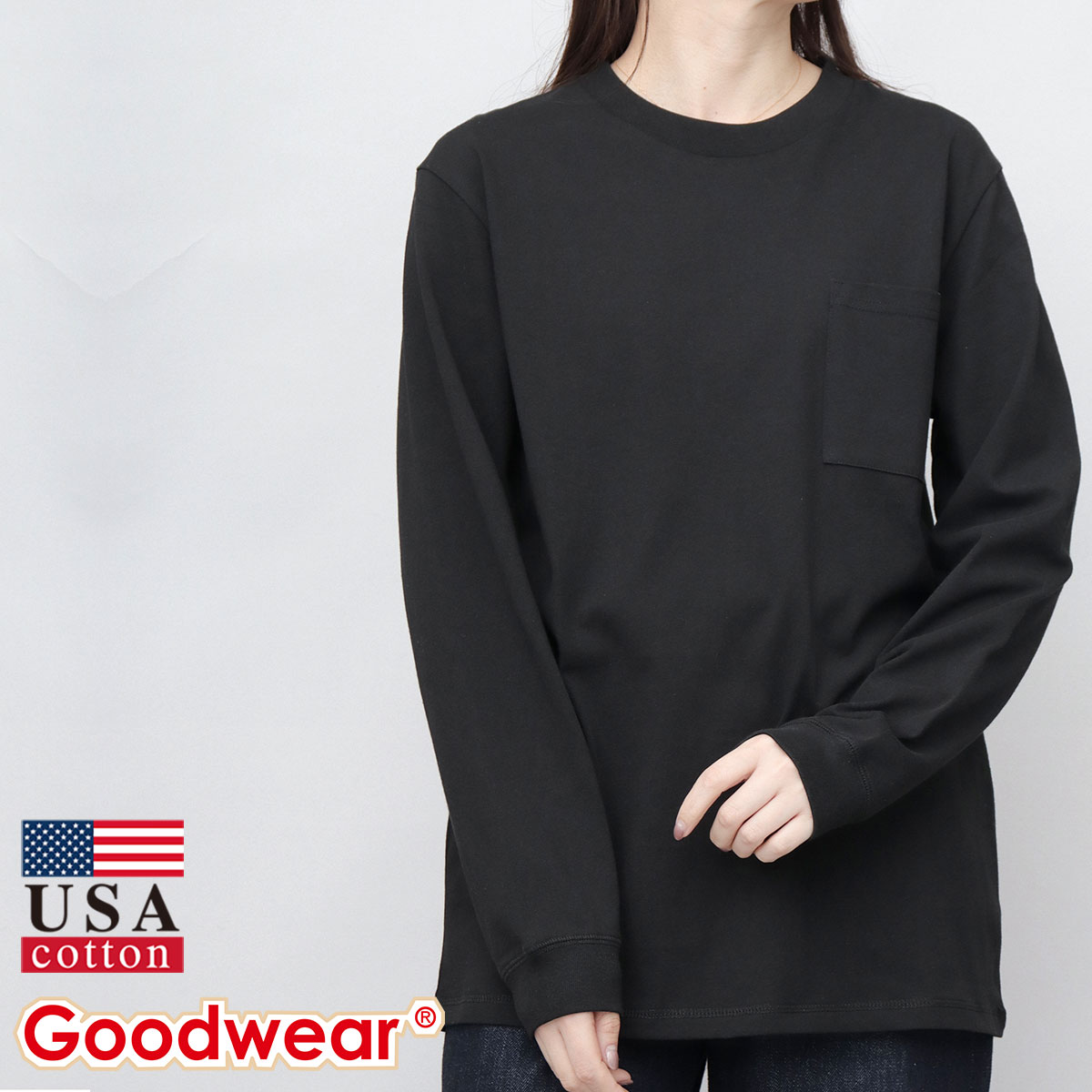 Goodwear（グッドウェア） Goodwear tシャツ ロンt 長袖tシャツ 