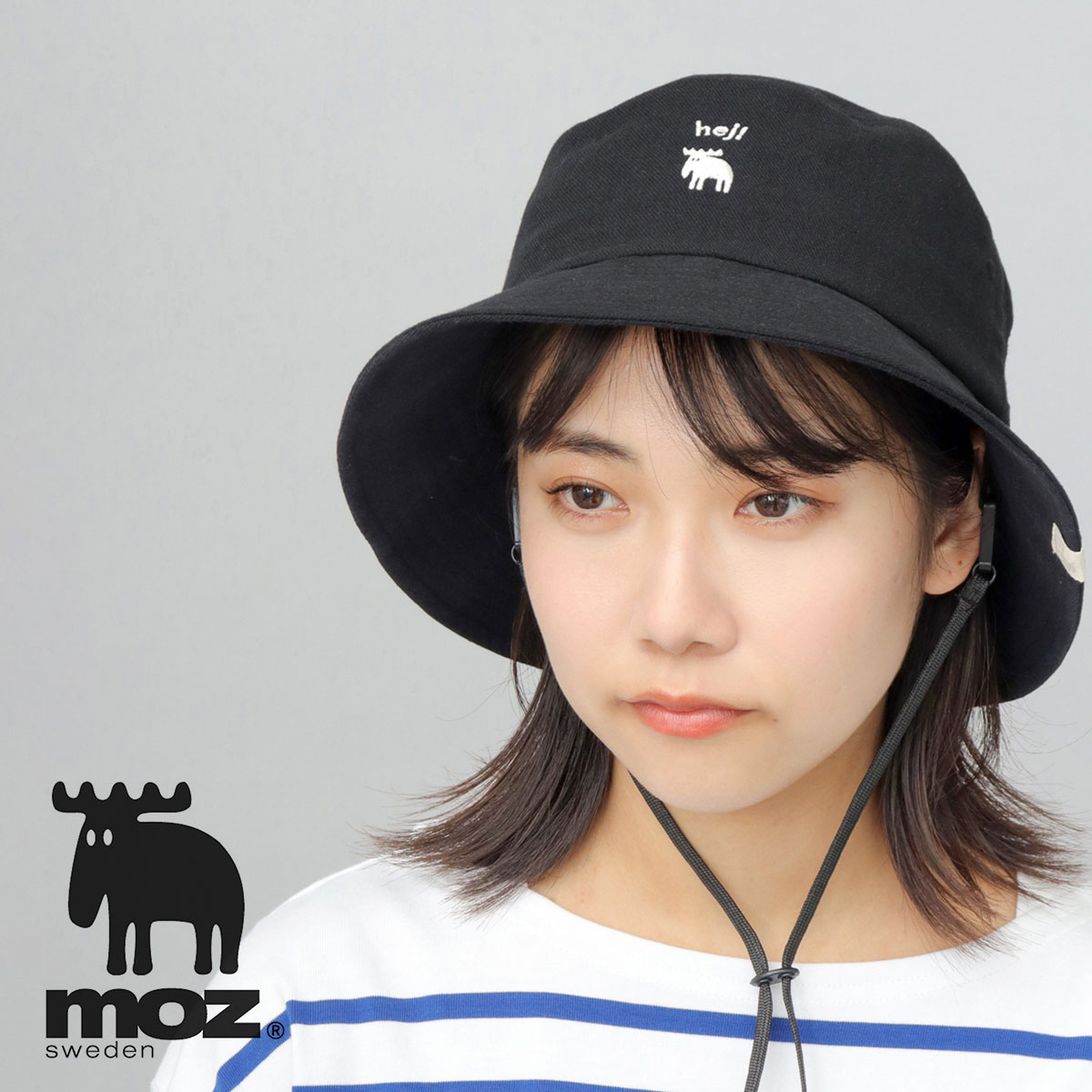 moz モズ バケットハット レディース ハット バケハ 帽子 あご