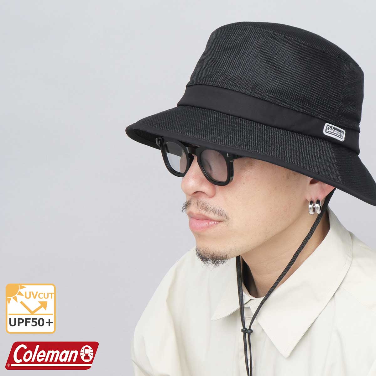 Coleman コールマン アドベンチャーハット あご紐付き メンズ