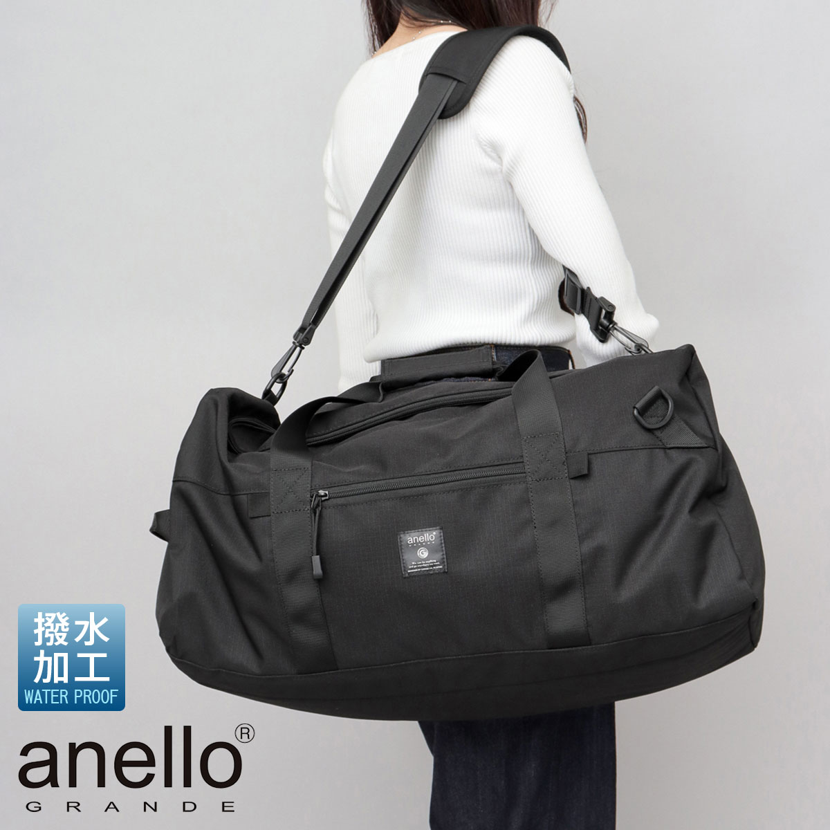 アネログランデ　3WAYボストンバック50L(PI) 男女兼用　リュック使用可能 anello GRANDE 【2026年販売開始】anello アネログランデ ボストン