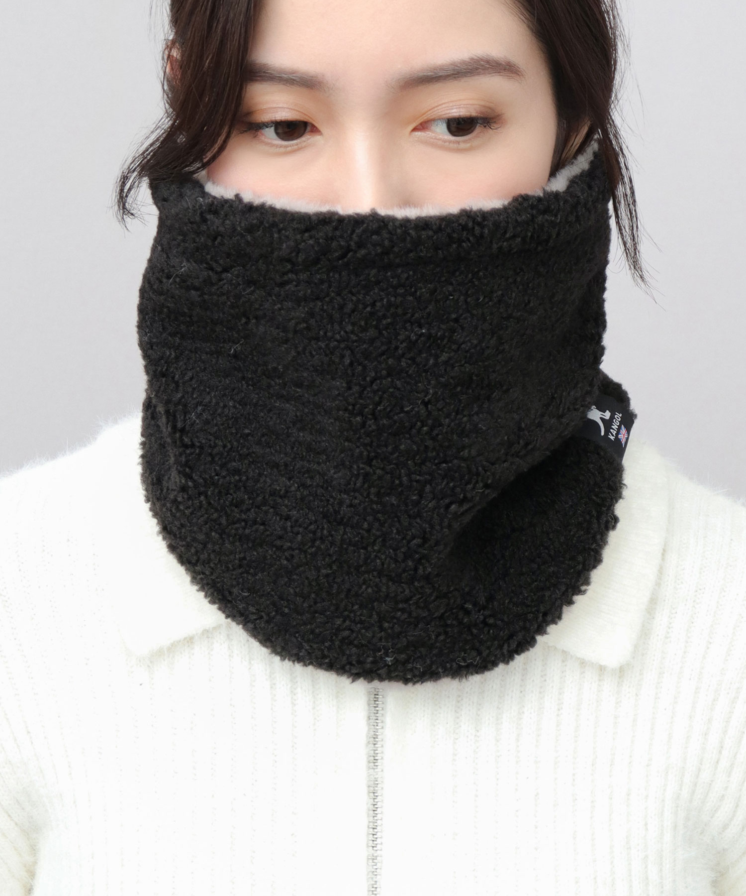 KANGOL（カンゴール） リバーシブル ネックウォーマー レディース 2WAY