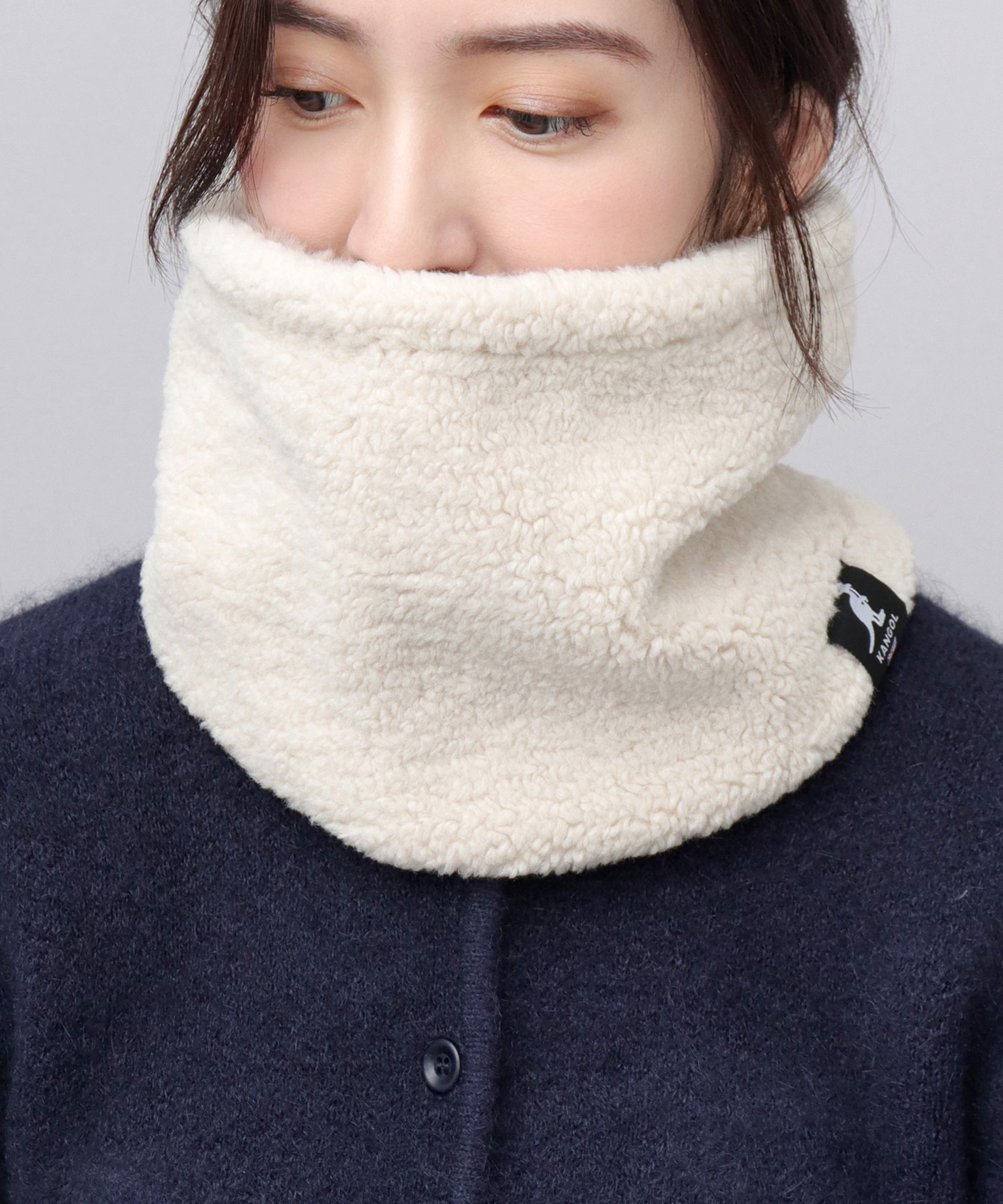 KANGOL（カンゴール） リバーシブル ネックウォーマー レディース 2WAY