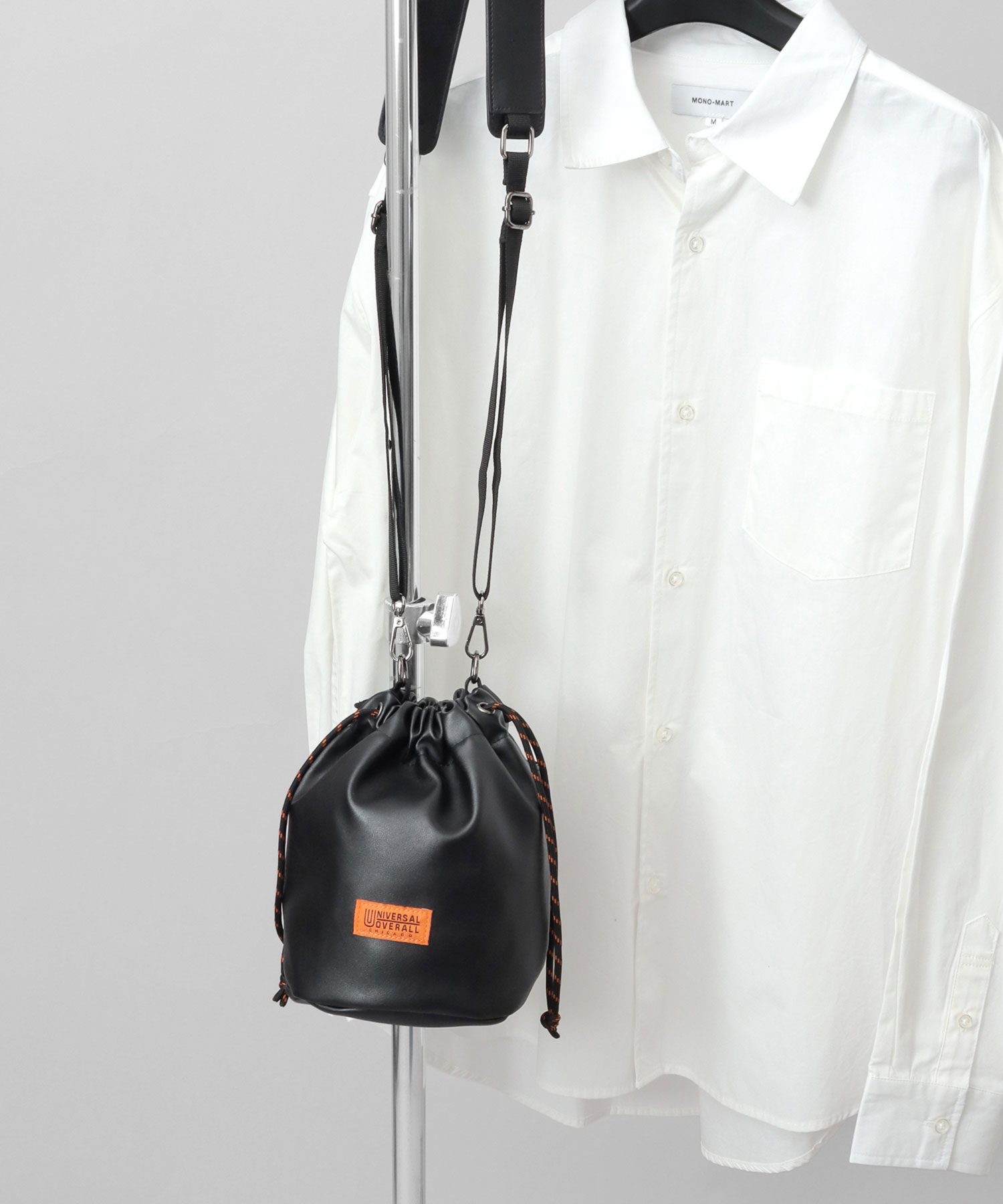 ユニバーサルオーバーオール 巾着ショルダーバッグ ミニショルダー