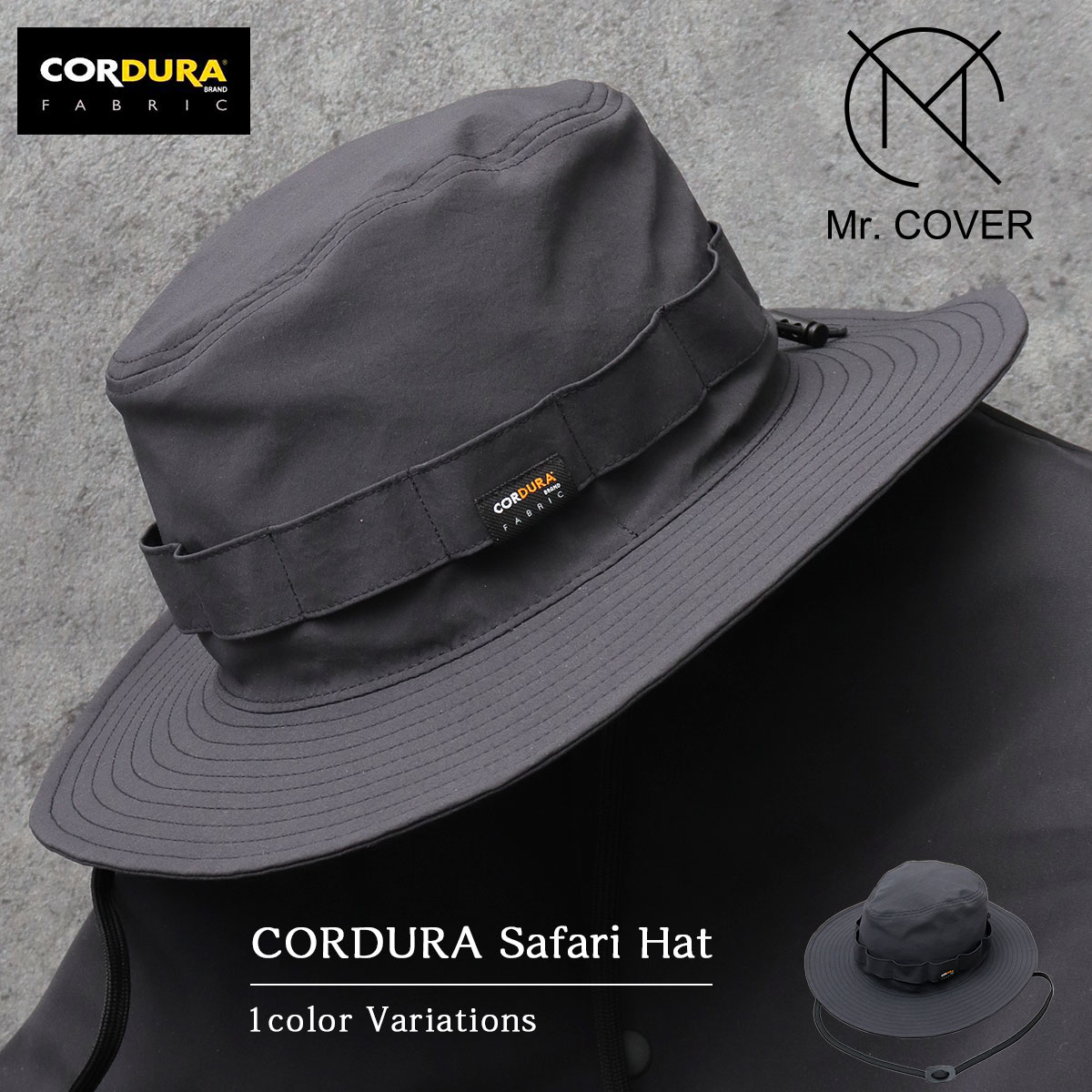 Mr.COVER ミスターカバー サファリハット アドベンチャーハット