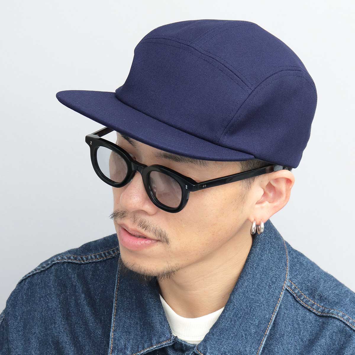 Mr.COVER 【日本製】キャップ メンズ ジェットキャップ つば長