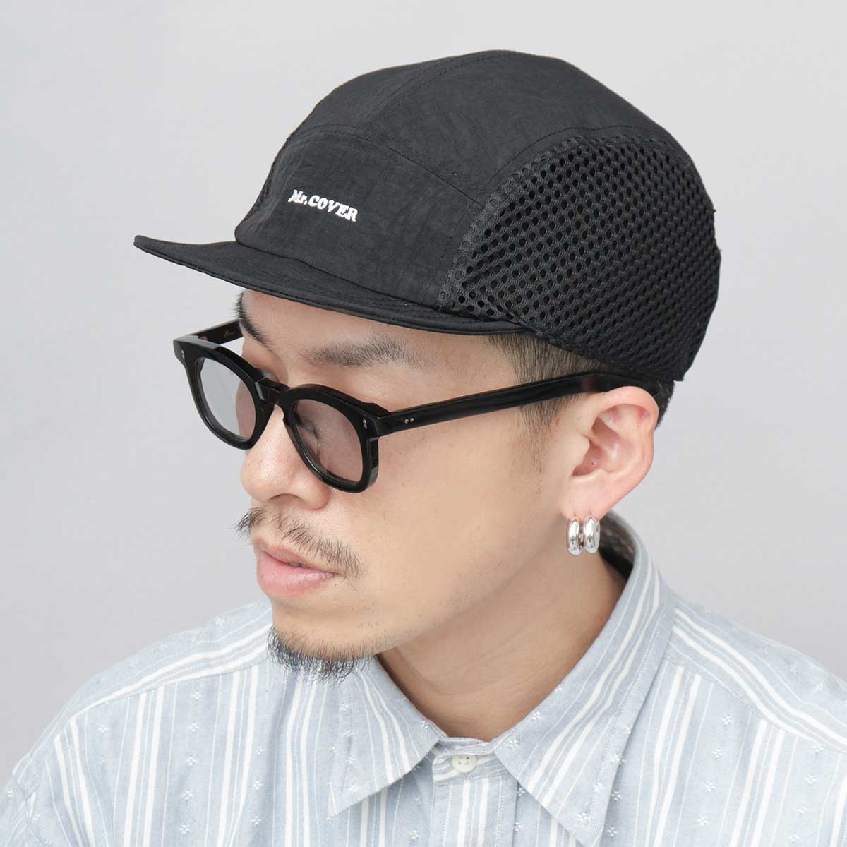 Mr.COVER ジェットキャップ メンズ メッシュキャップ 撥水 夏