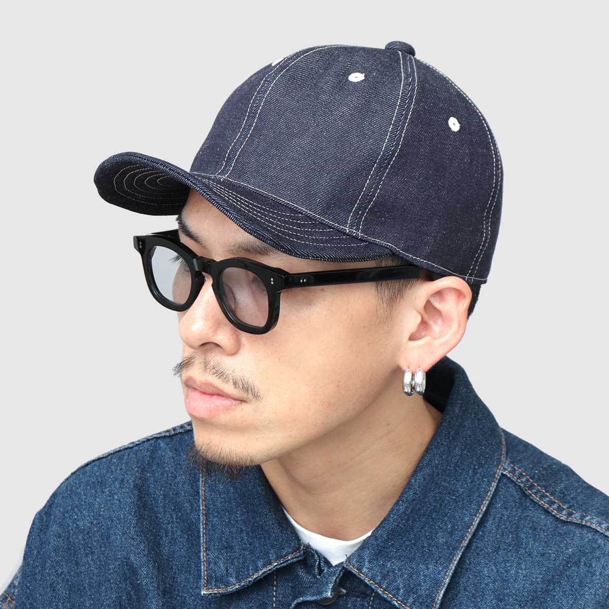 Mr.COVER キャップ 岡山デニム メンズ BBキャップ デニムキャップ 12