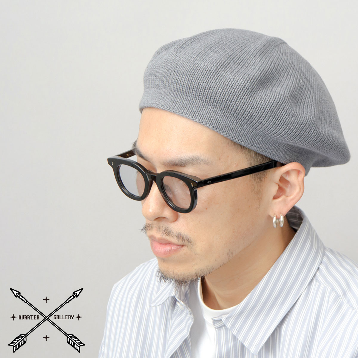 QUARTER GALLERY（クォーターギャラリー） ベレー帽 帽子 メンズ