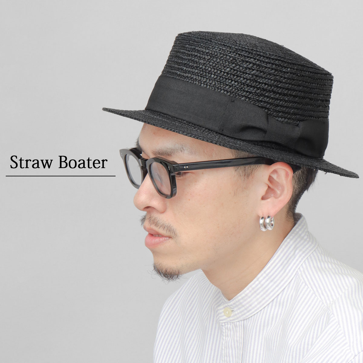 Ruben 麦わら帽子 カンカン帽 メンズ レディース 麦わら ハット 帽子