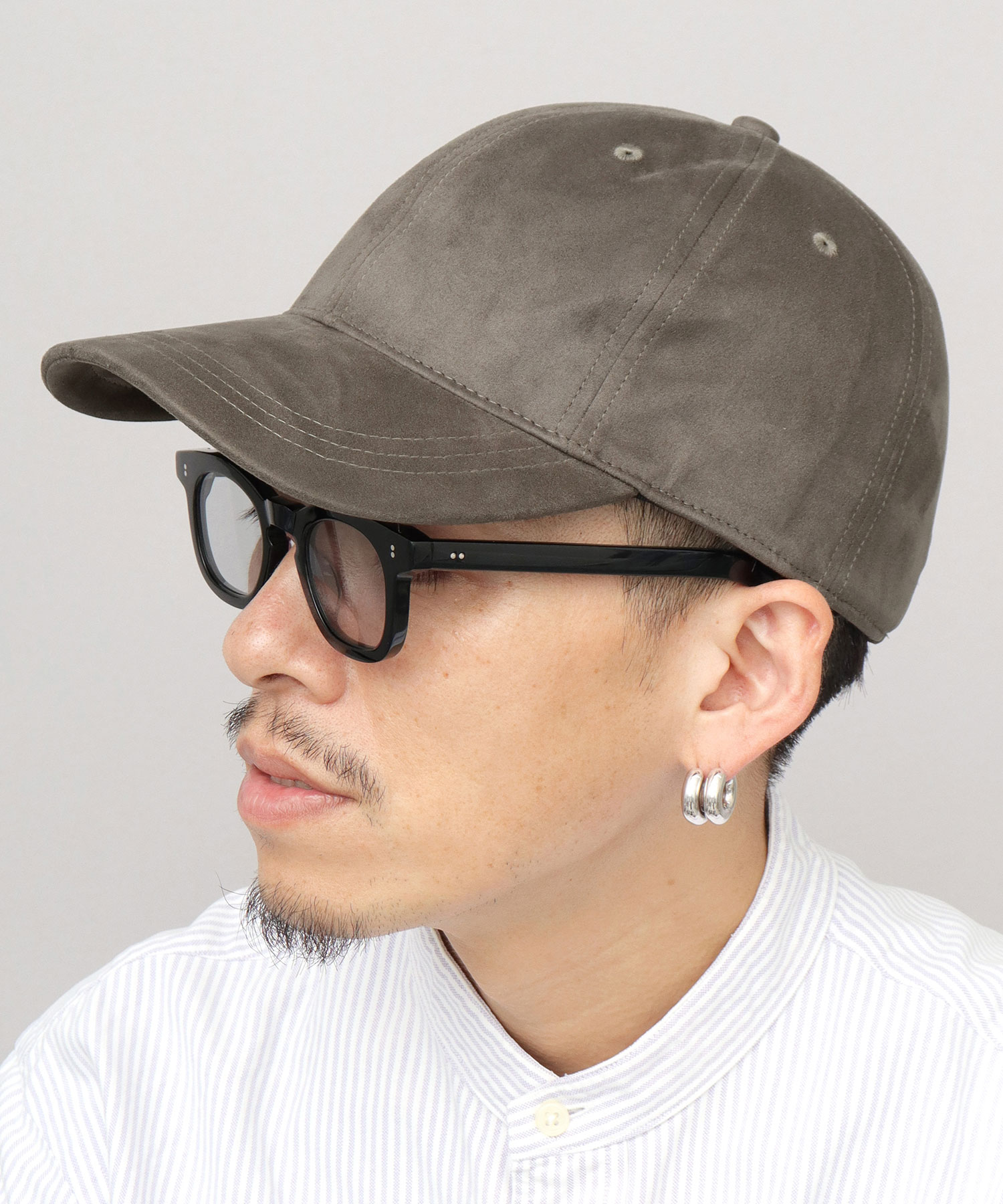 Ruben キャップ 帽子 メンズ レディース スエード調 ピーチスキン 6 