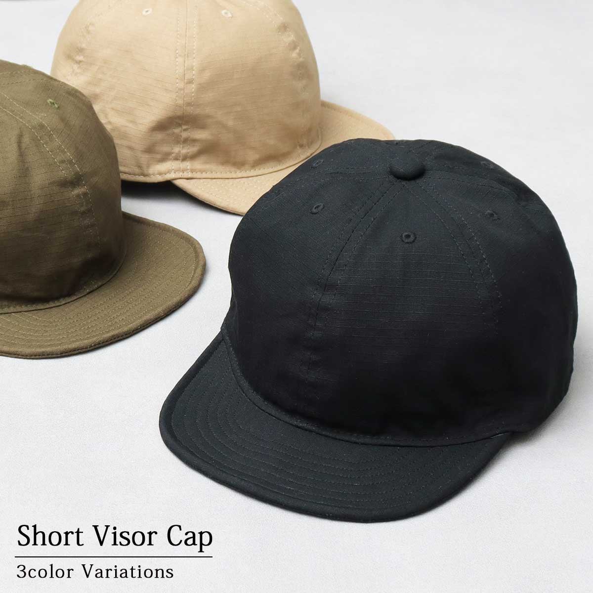 レックハッター Req Hatter キャップ 帽子 ベースボールキャップ 野球帽 つば 短い ショートバイザー 無地 シンプル  通販 