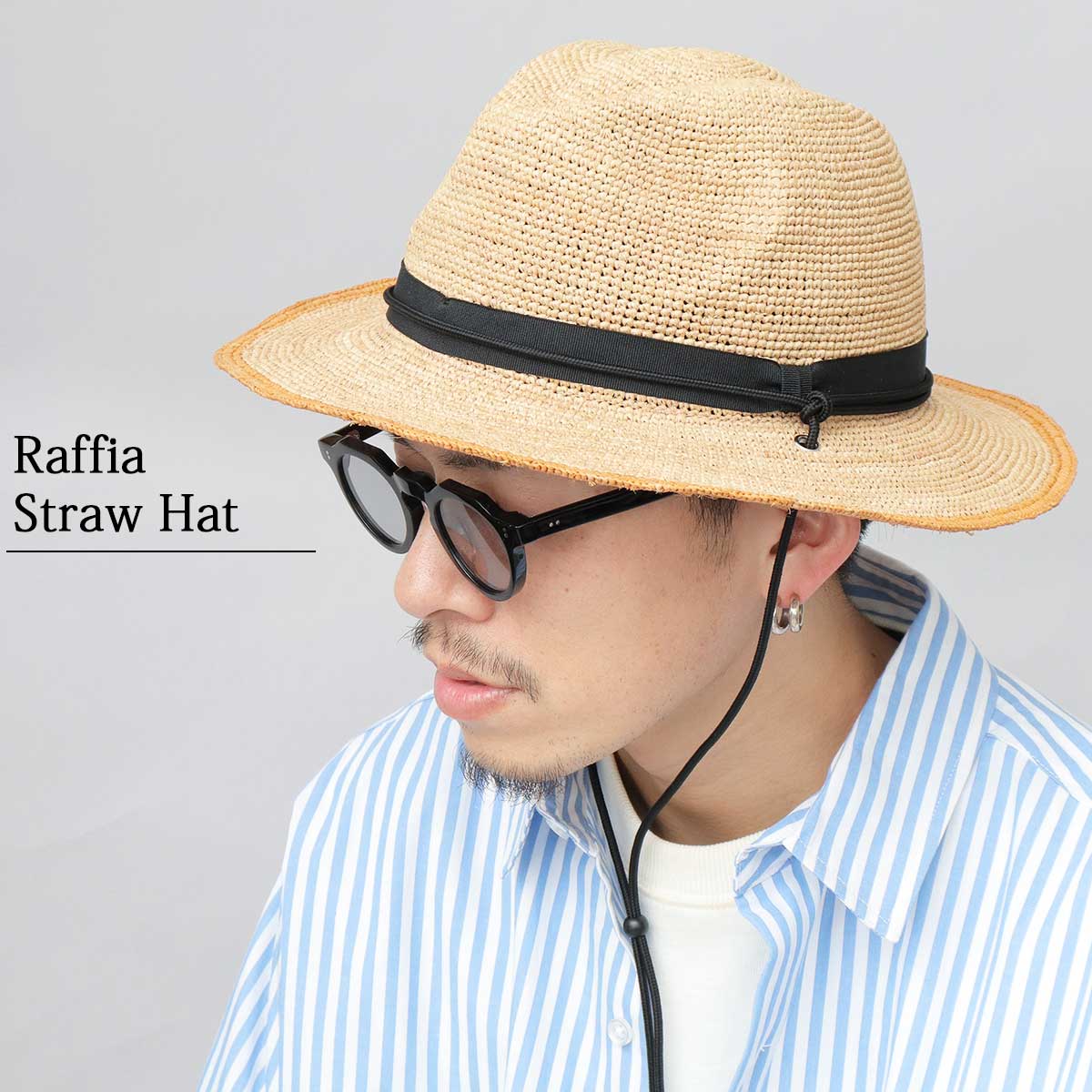 ReqHatter 麦わら帽子 ハット メンズ レディース ペーパーハット