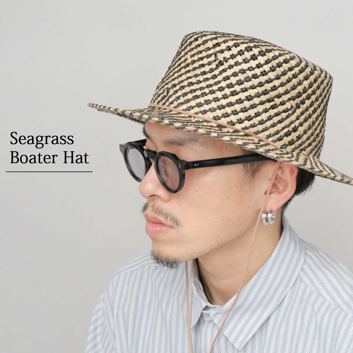 ReqHatter（レックハッター） カンカン帽 メンズ レディース つば広