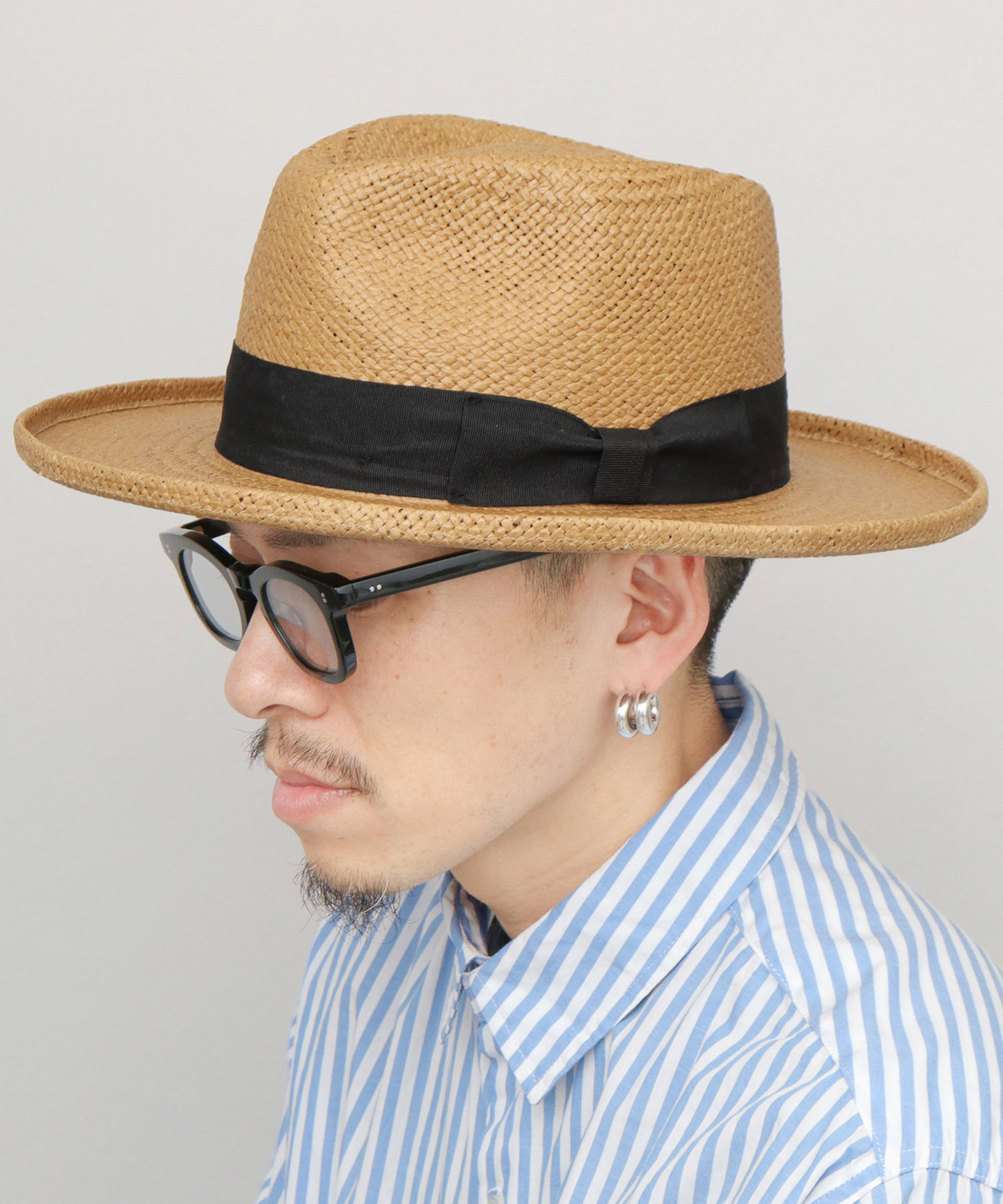 【2026年販売開始】中折れハット メンズ レディース ストローハット ペーパーハット 麦わら帽子 ワイドブリム 春夏 ReqHatter レックハッター ギフト | ReqHatter | 03