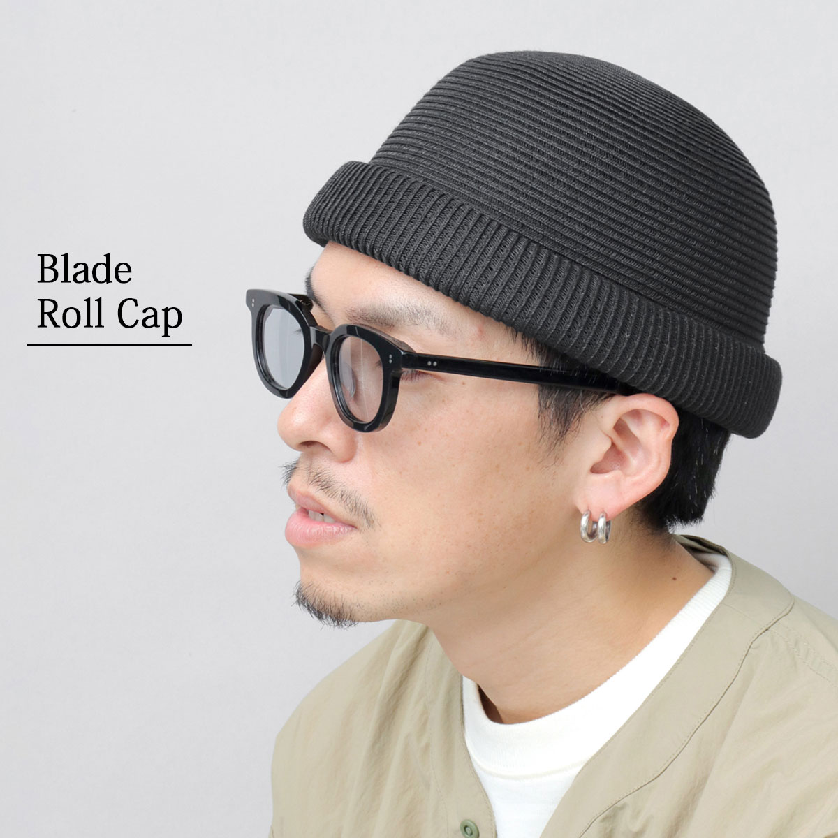 Basiquenti ロールキャップ メンズ レディース フィッシャーマン