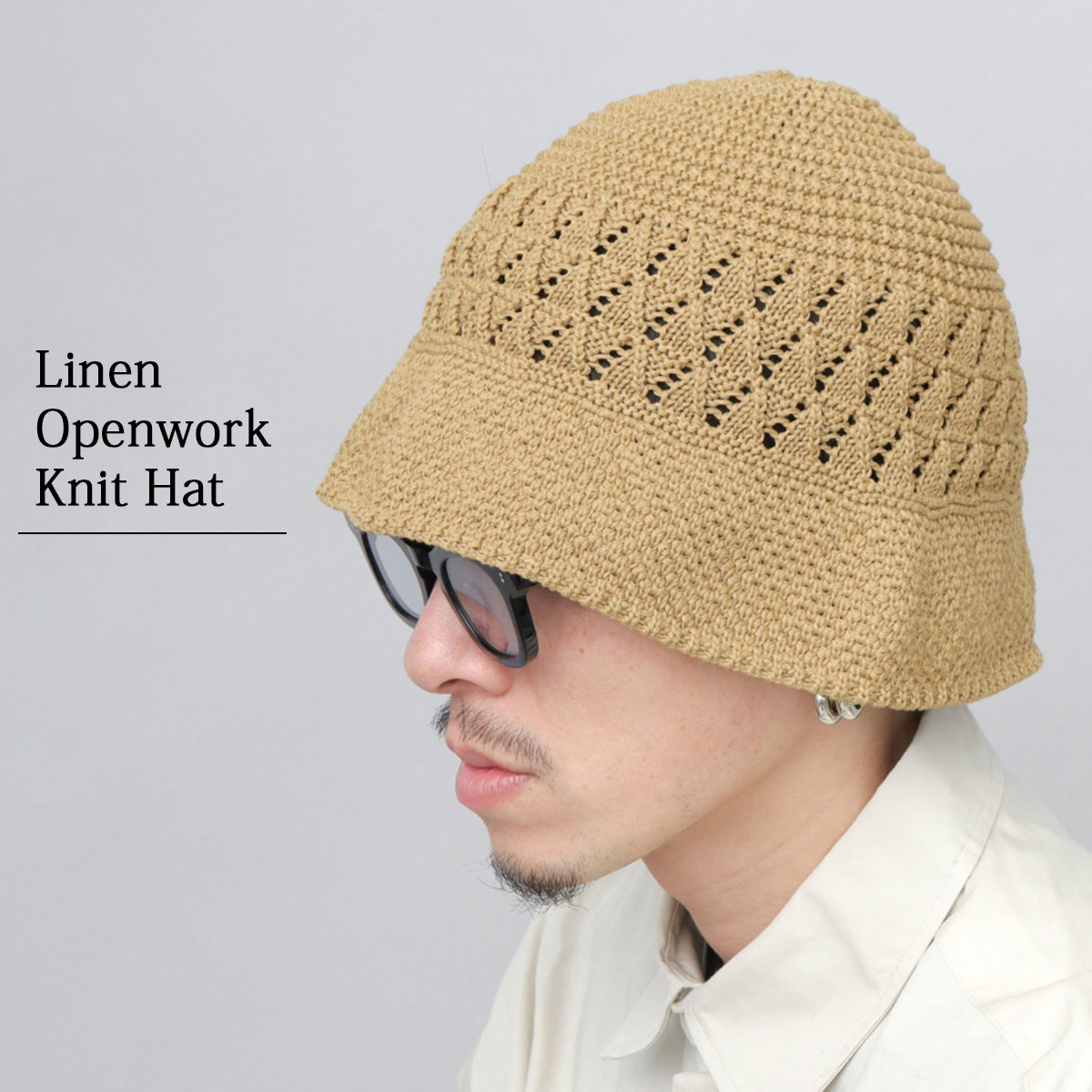 Basiquenti クロシェハット ニットハット メンズ レディース ハット