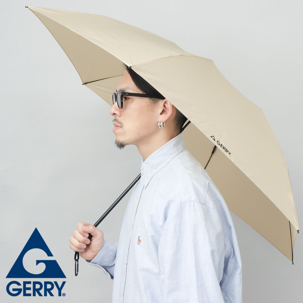 GERRY（ジェリー） 折りたたみ傘 メンズ 軽量 コンパクト 丈夫 大きめ