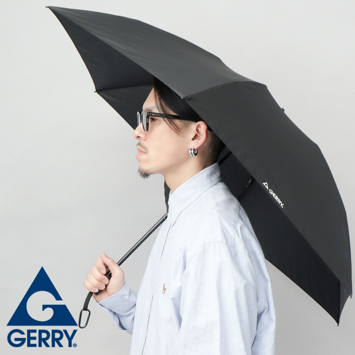 GERRY（ジェリー） 折りたたみ傘 メンズ 軽量 コンパクト 丈夫 大きめ