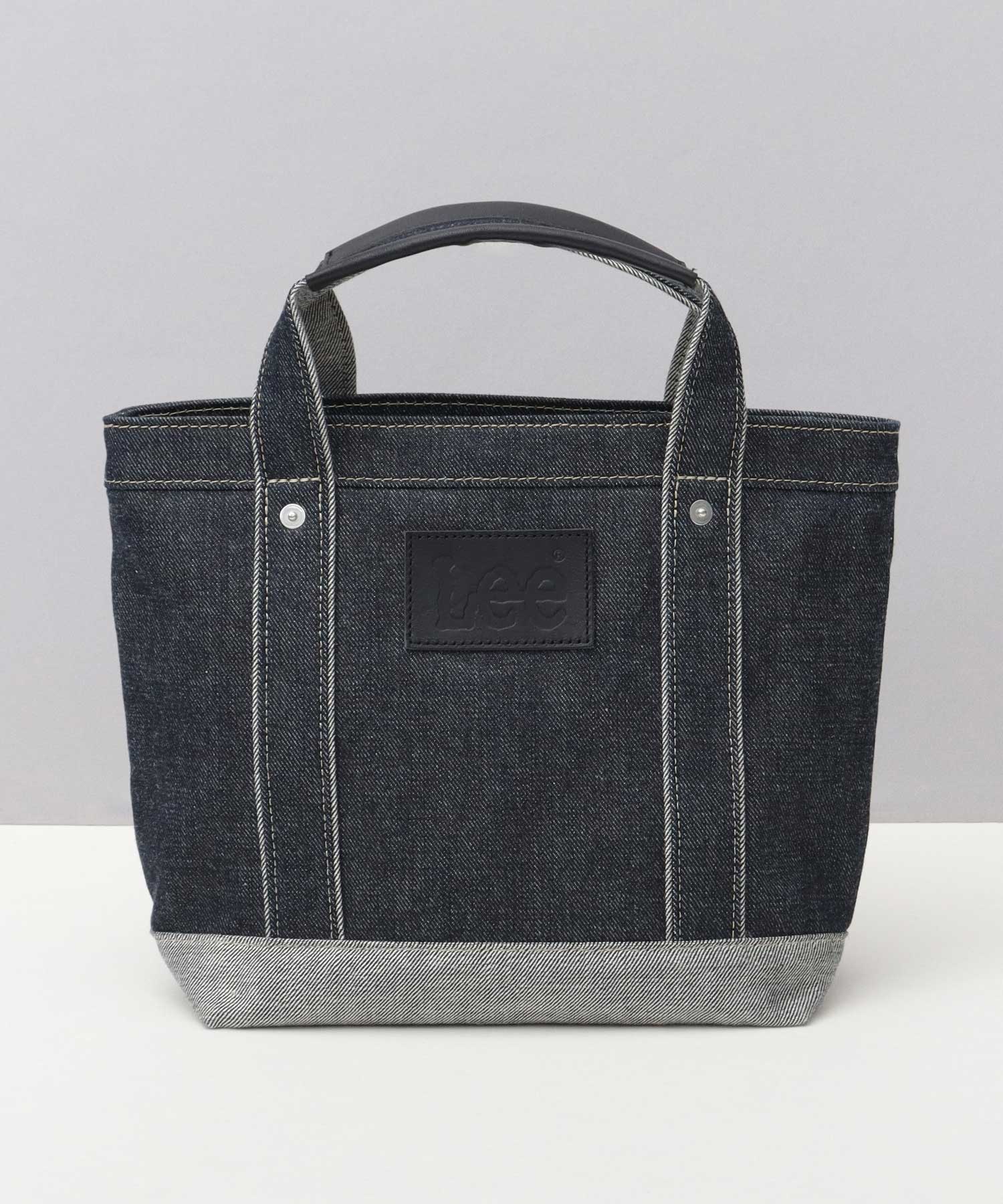 Lee（リー） 倉敷デニム×姫路レザー 本革 ミニトートバッグ ハンド