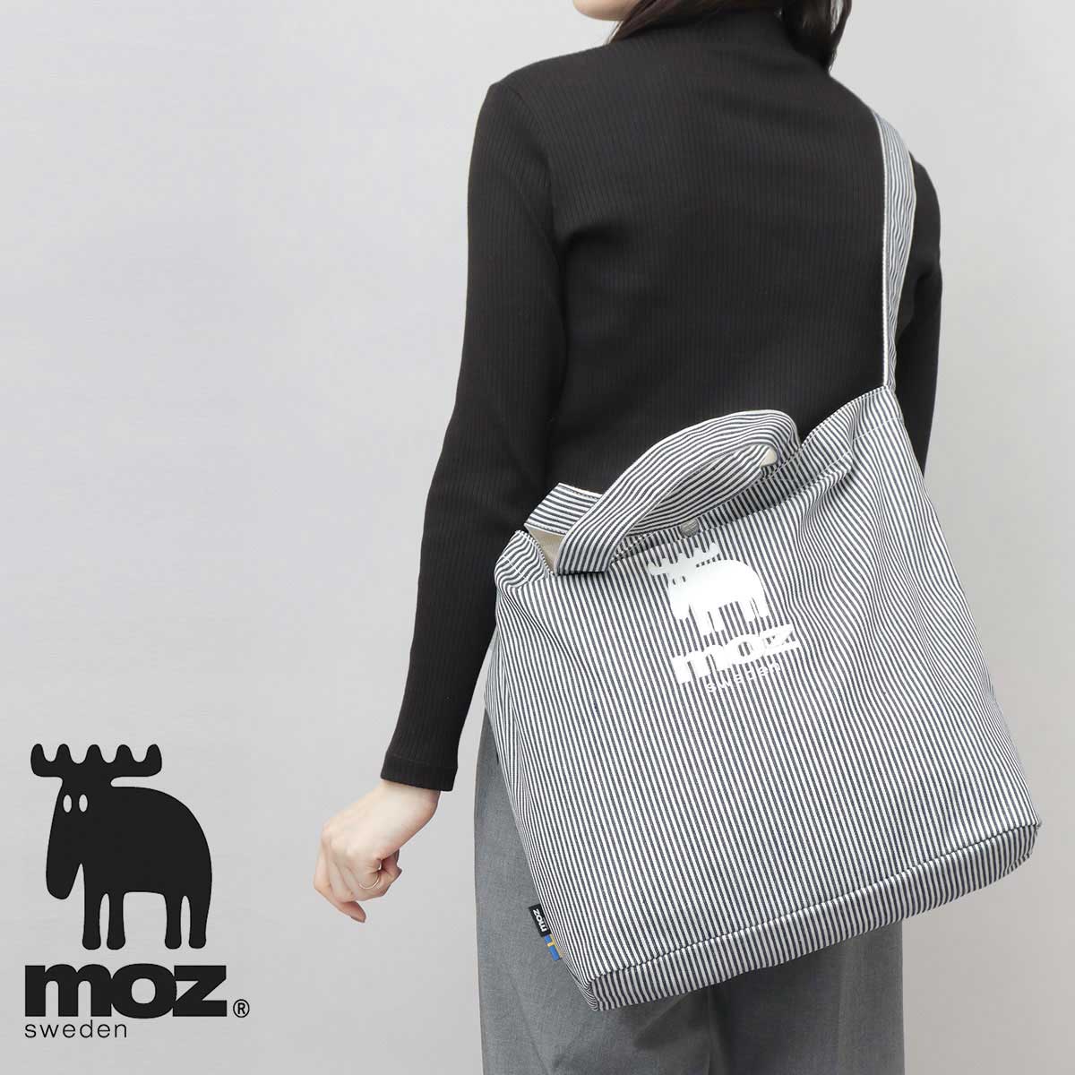 moz（モズ） トートバッグ レディース キャンバス 2way ショルダー
