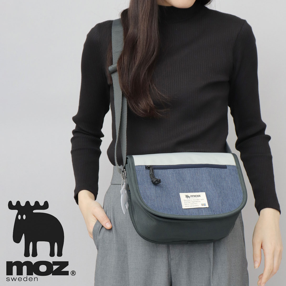 moz（モズ） ショルダーバッグ レディース ミニショルダー フラップ