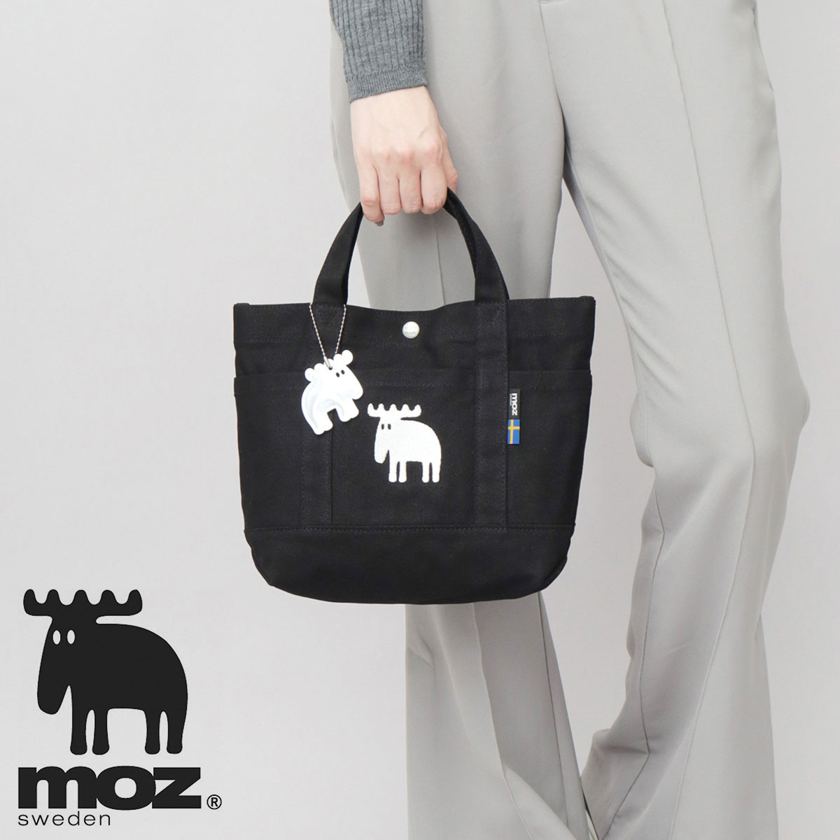 moz（モズ） ミニトートバッグ レディース キャンバス 帆布 A5 北欧 