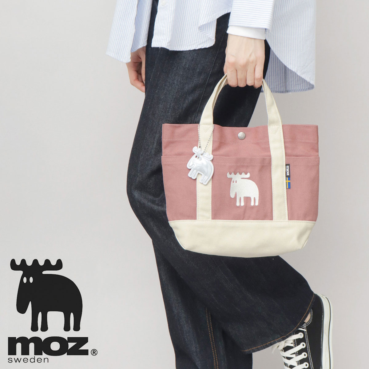 moz（モズ） ミニトートバッグ レディース キャンバス 帆布 A5 北欧