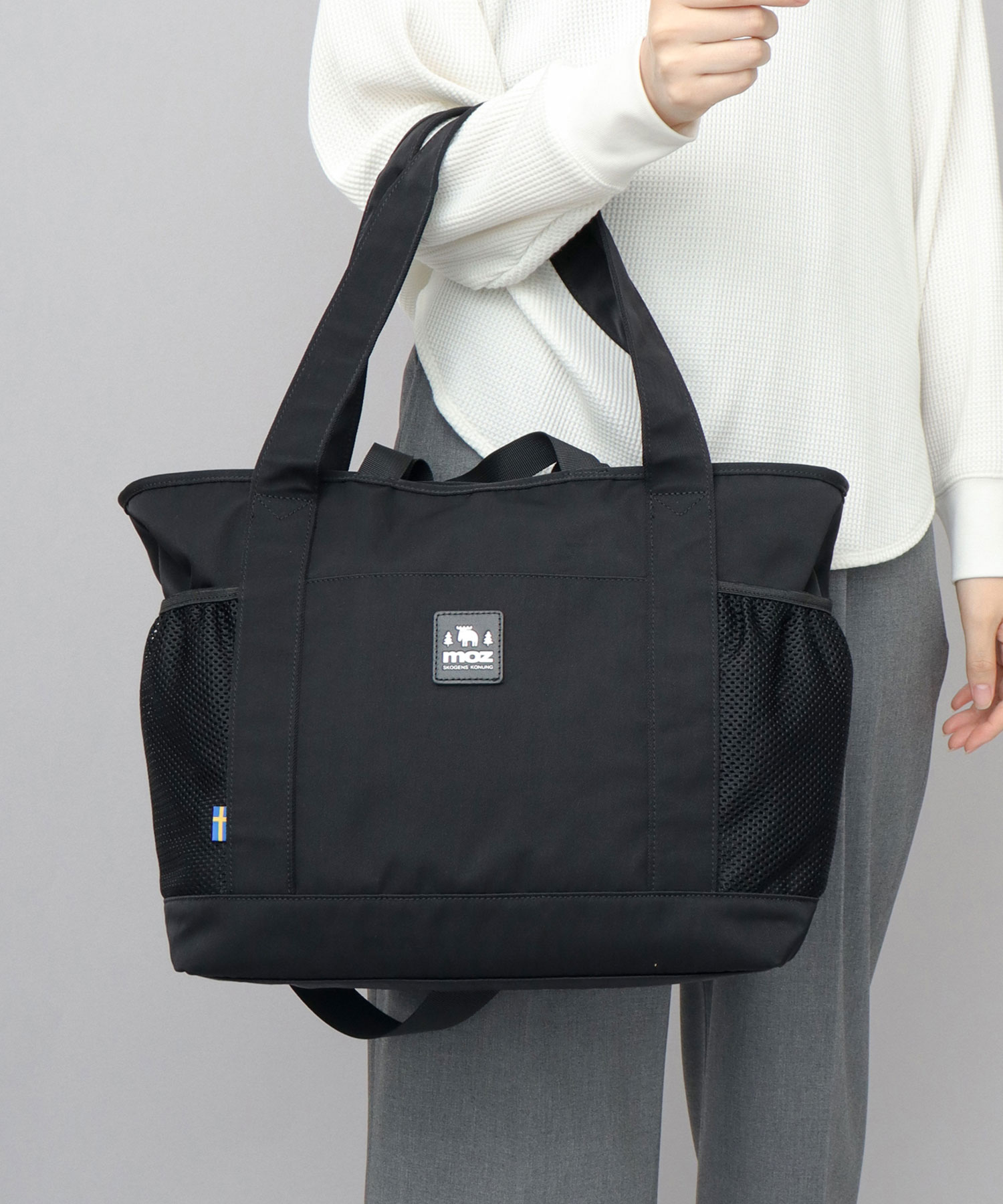 【2026年販売開始】moz モズ トートバッグ レディース 3WAY 撥水 軽量 A4 大容量 ショルダーバッグ 斜め掛け 北欧の画像