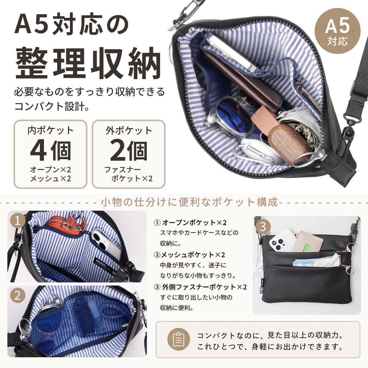 【2026年販売開始】moz モズ サコッシュ...の詳細画像4