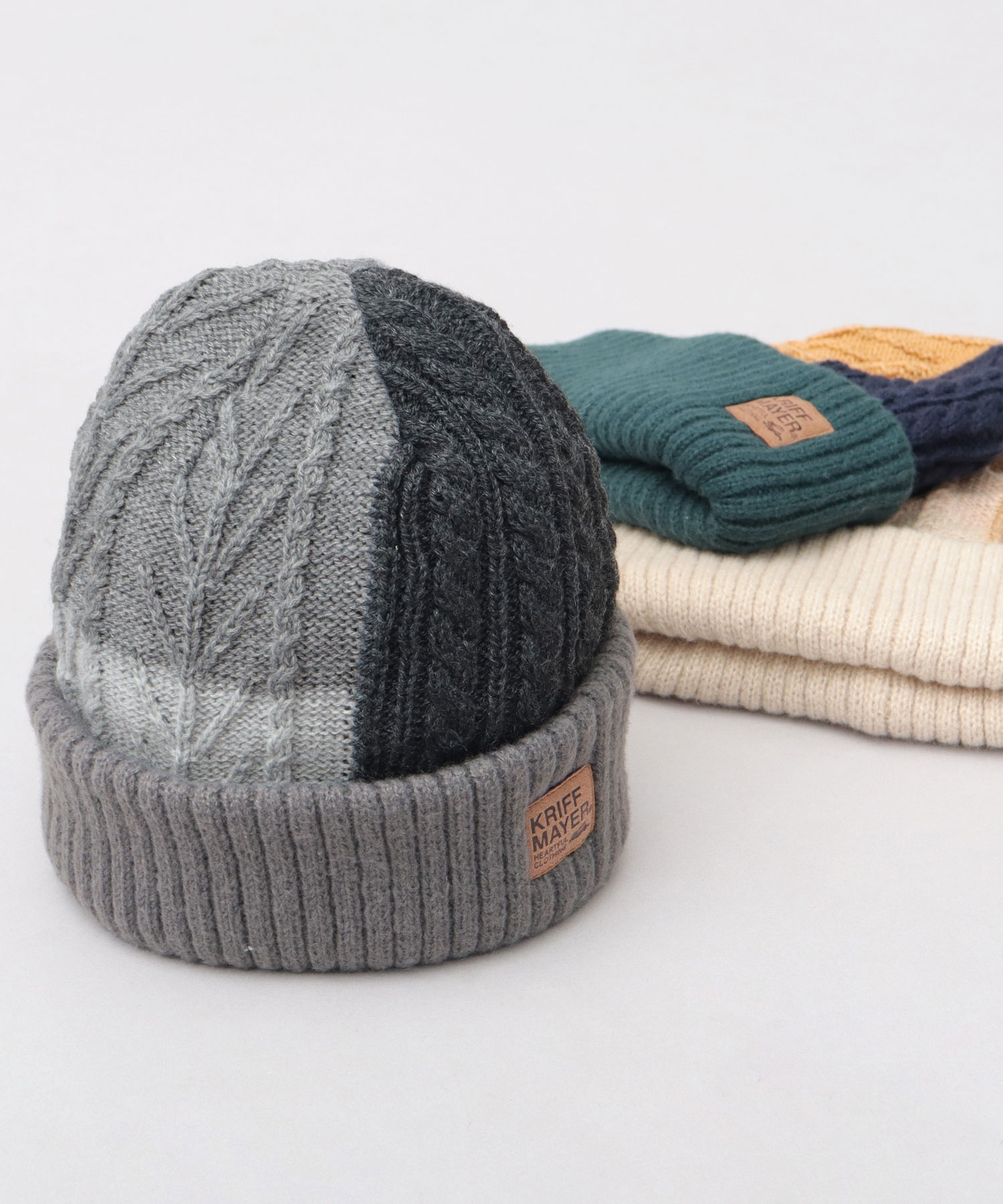 KRIFF MAYER（クリフメイヤー） ニット帽 メンズ レディース パネル