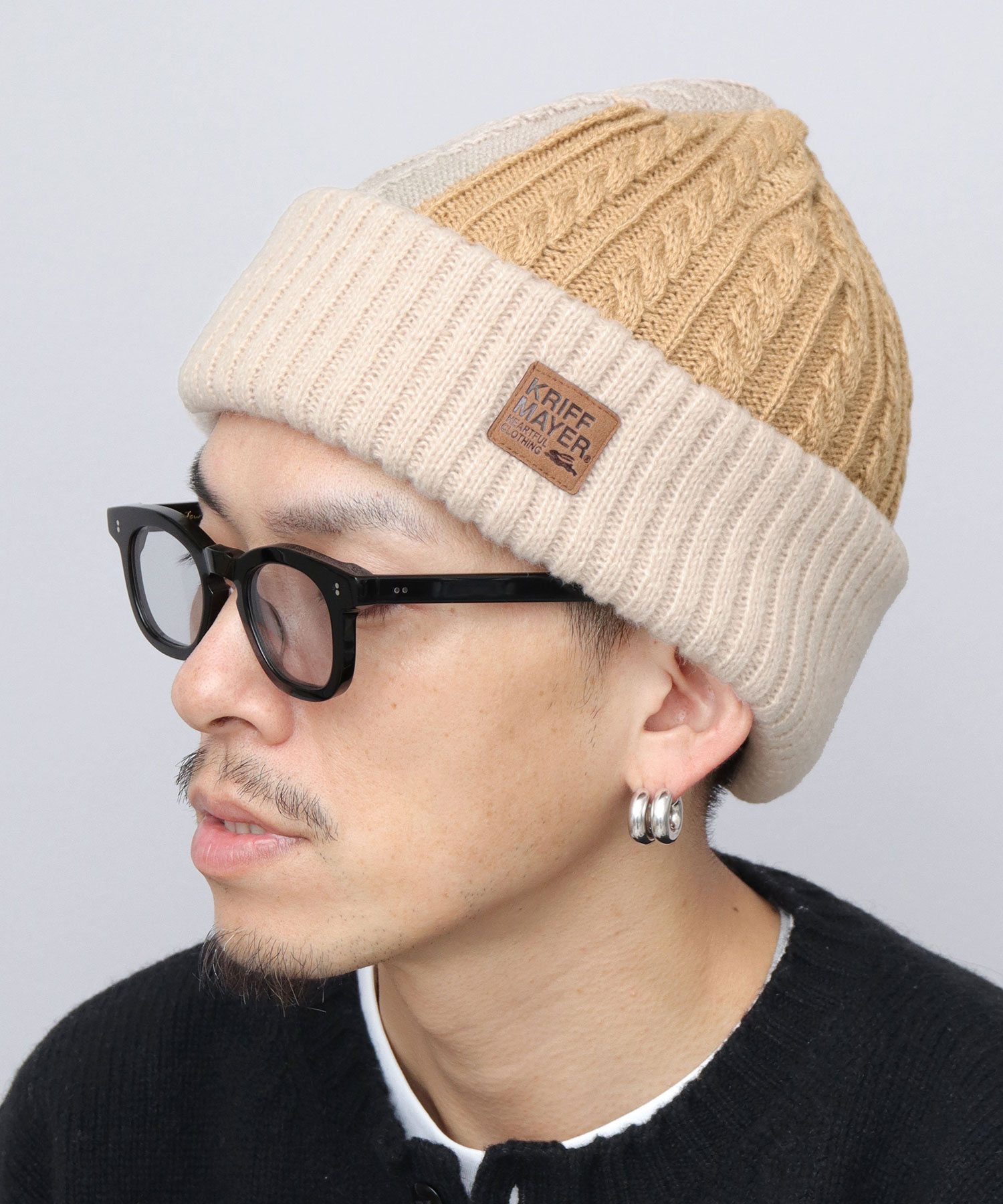 KRIFF MAYER（クリフメイヤー） ニット帽 メンズ レディース パネル