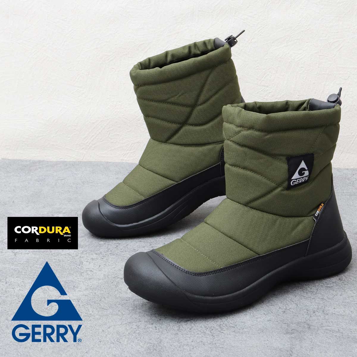 GERRY（ジェリー） パデッド スノーブーツ メンズ 防滑ソール ブーツ