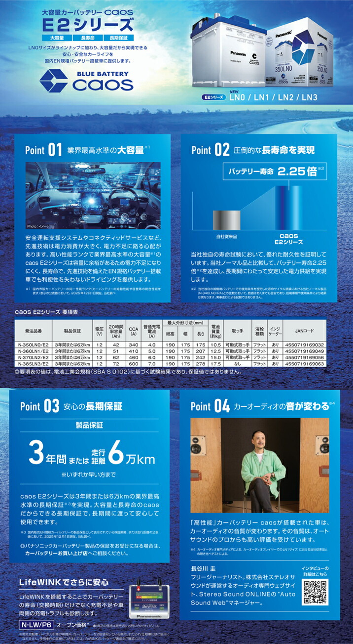 カオス 最大15倍 ポイント UP！ 6/25(木) ブルーバッテリー安心