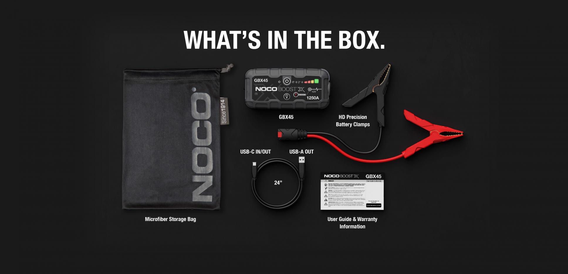 ジャンプスターター NOCO BOOST X GBX45 未使用 NOCO（ノコ） NOCO BOOST X GBX45 UltraSafe Lithium Jump Starter