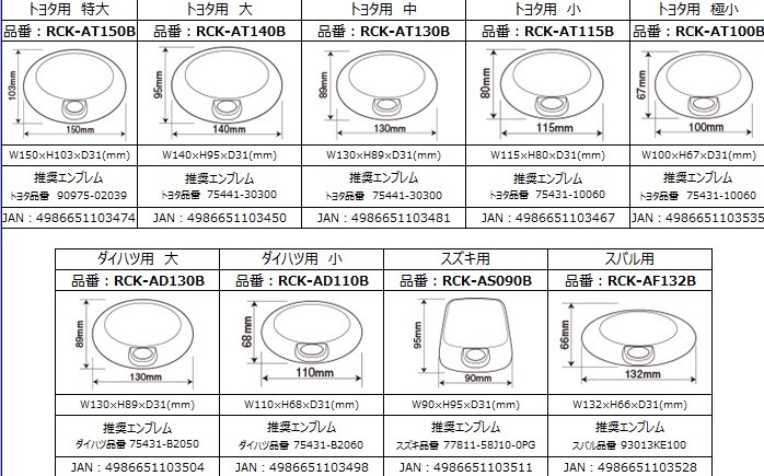 DataSystem データシステム】バックカメラ エンブレムリアカメラキット