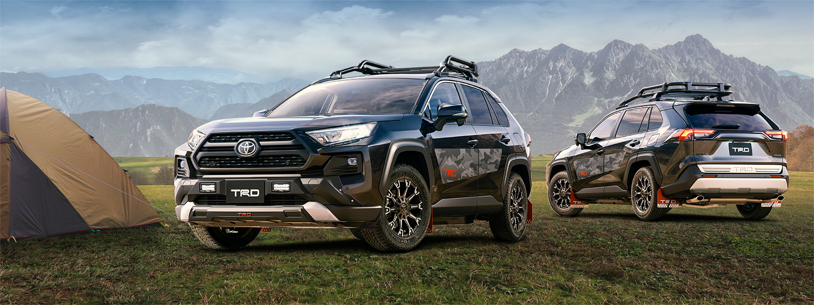TRD マッドフラップ MS328-42001 レッド RAV4 5#系 2019.4