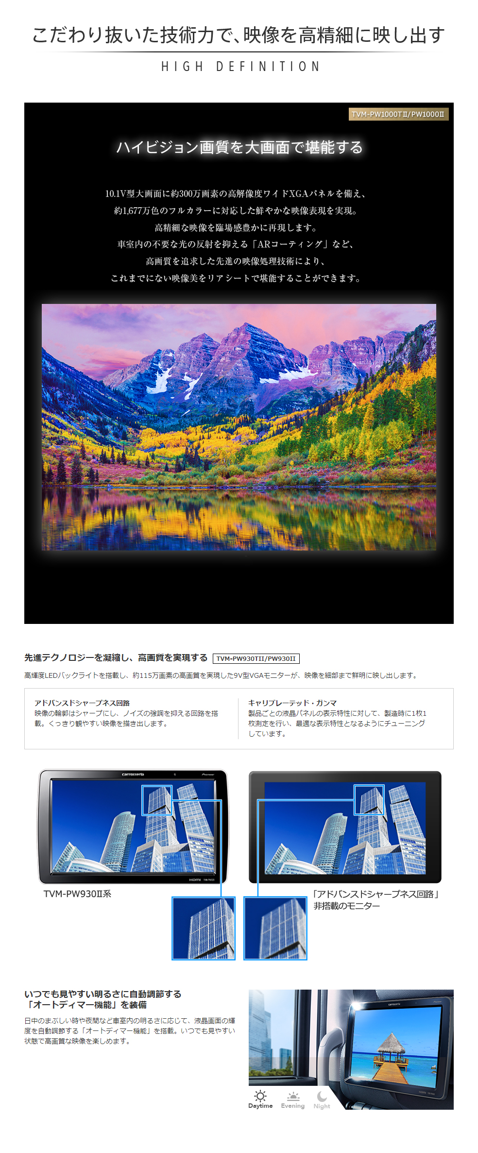 カロッツェリア Pioneer パイオニア carrozeria TVM-PW930II TVM カロッツェリア Pioneer パイオニア carrozeria TVM-PW930II TVM