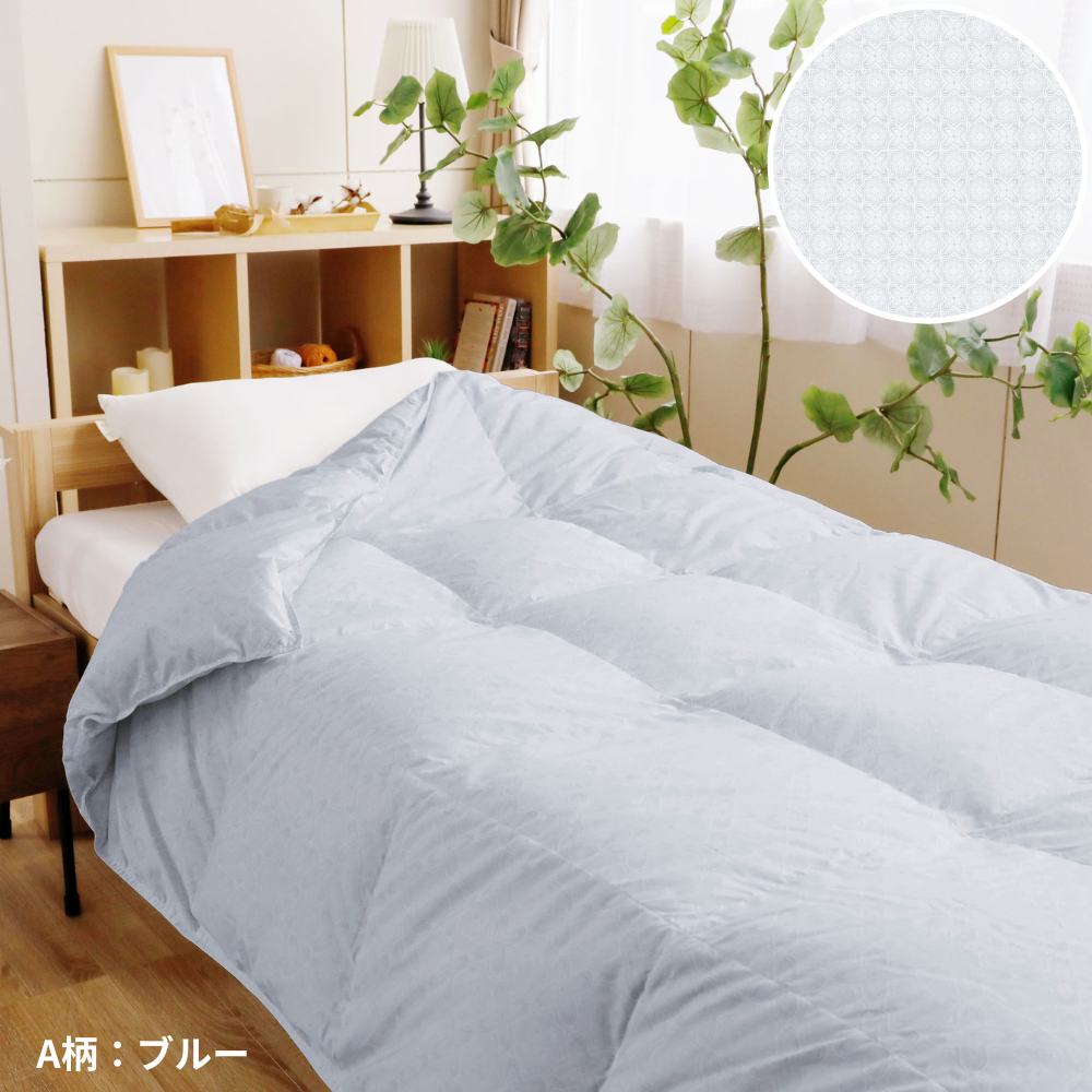 ロマンス小杉 羽毛肌掛け布団 シングル マザーダウン95% 肌掛け羽毛