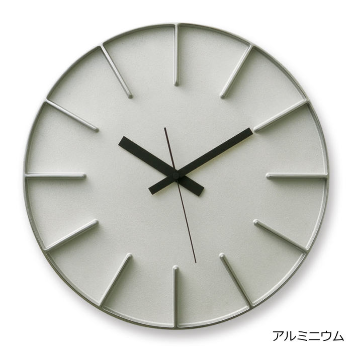 掛け時計 レムノス エッジクロック Lサイズ edge clock L AZ-0115 タカタレムノス Lemnos 連続秒針 静音 ウォールクロック